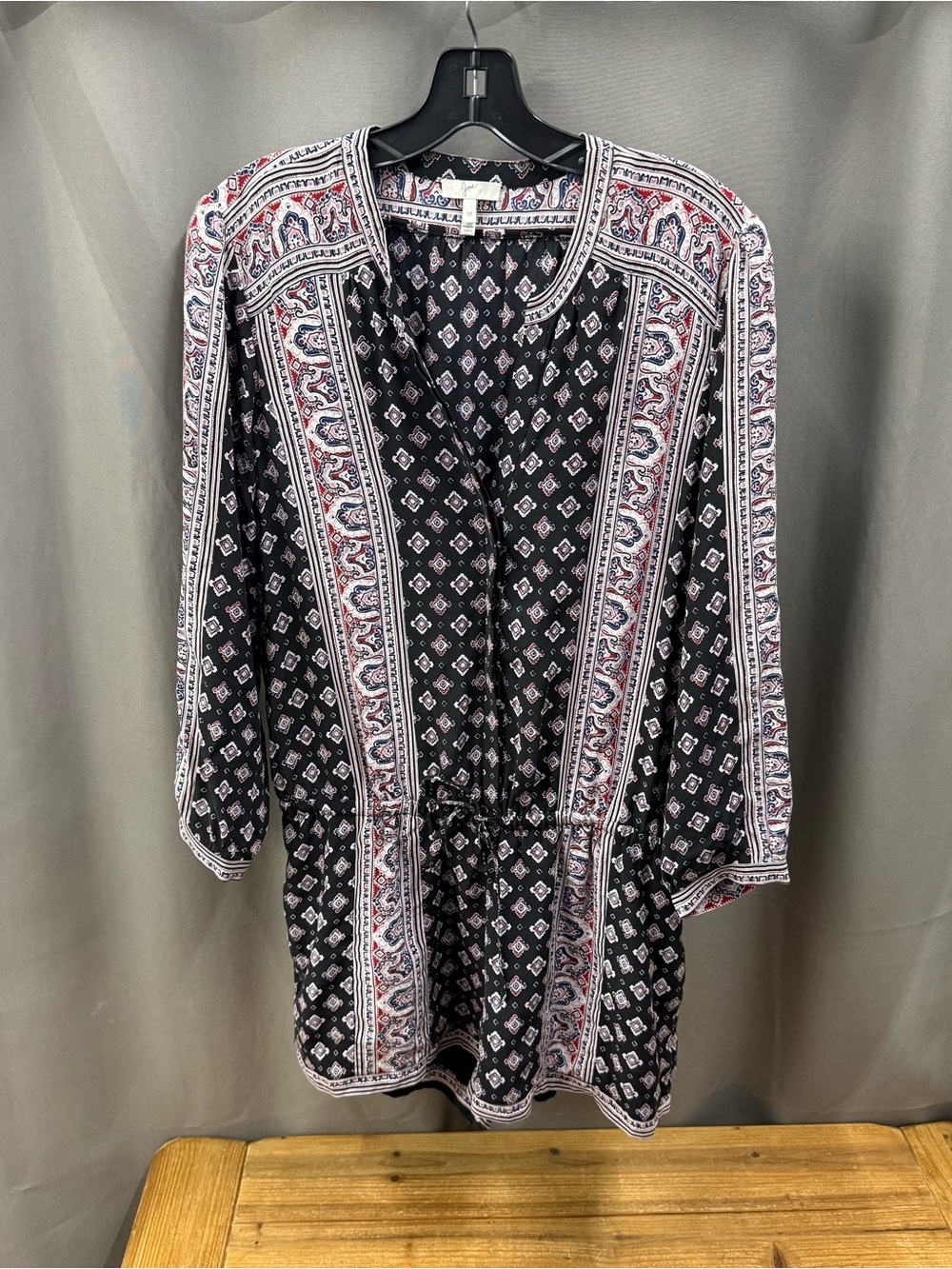 Joie Size Medium Akeela Patterned Silk Border Romper